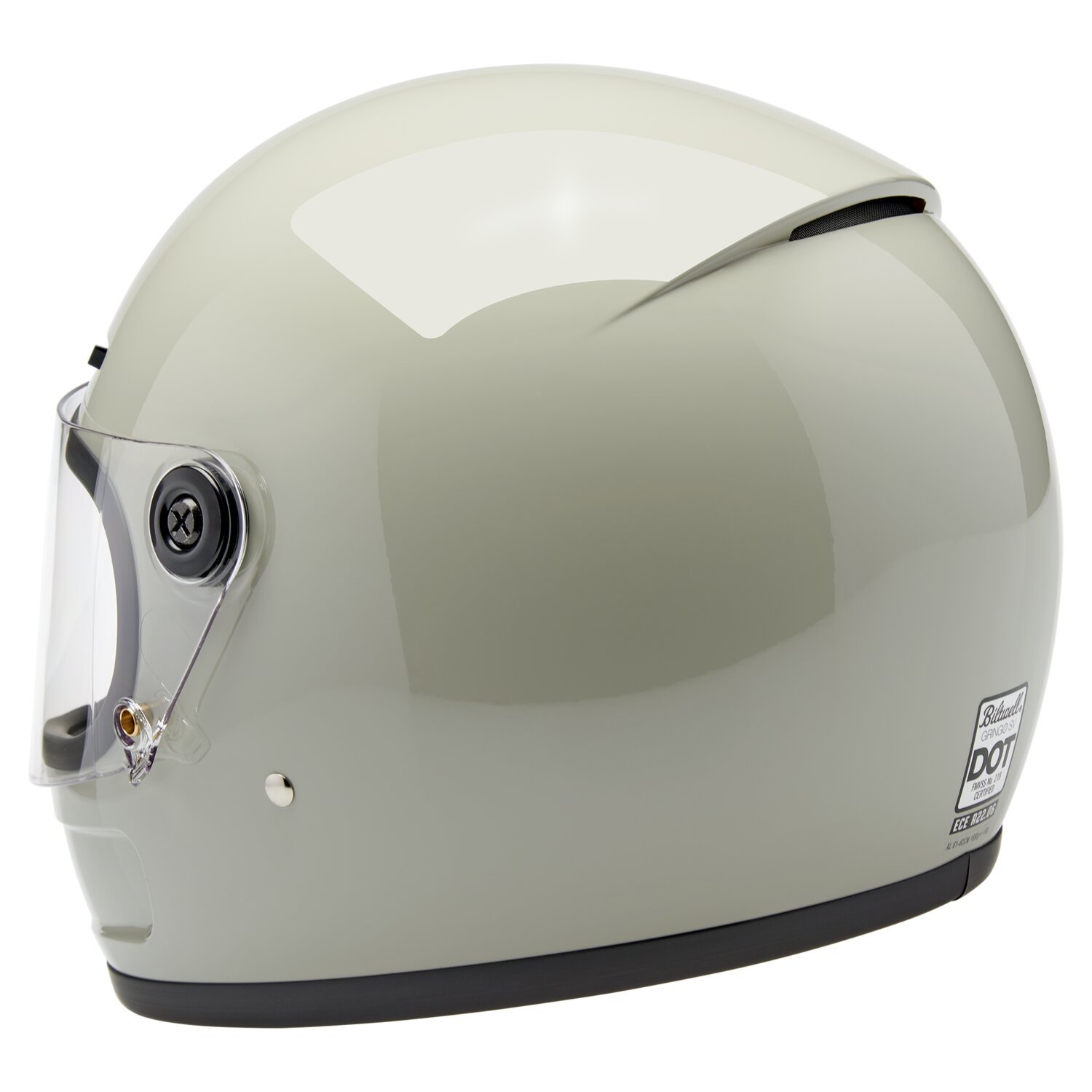 Biltwell Gringo SV helmet Chalk Grey, L, Gloss