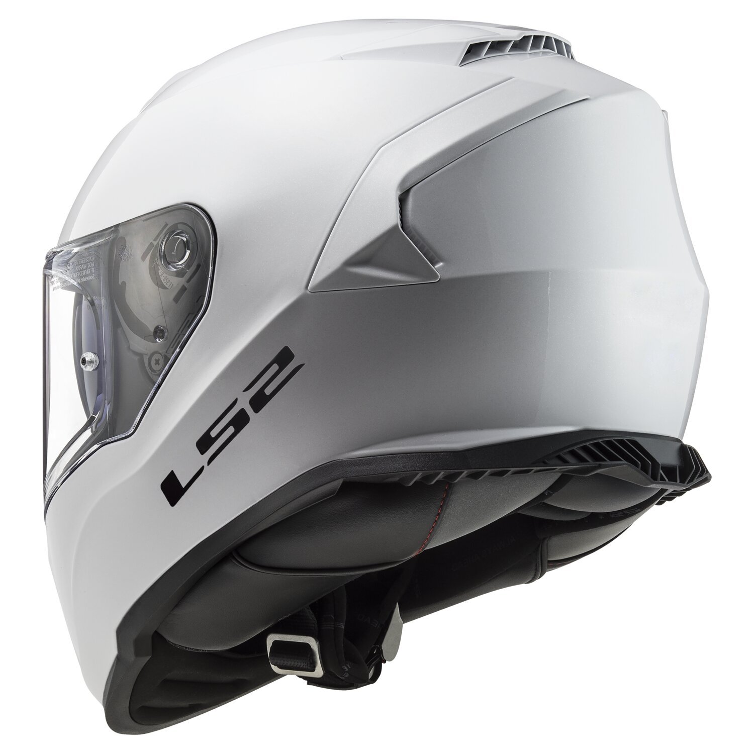 LS2 Storm II Solid helmet white, 2XL, Gloss