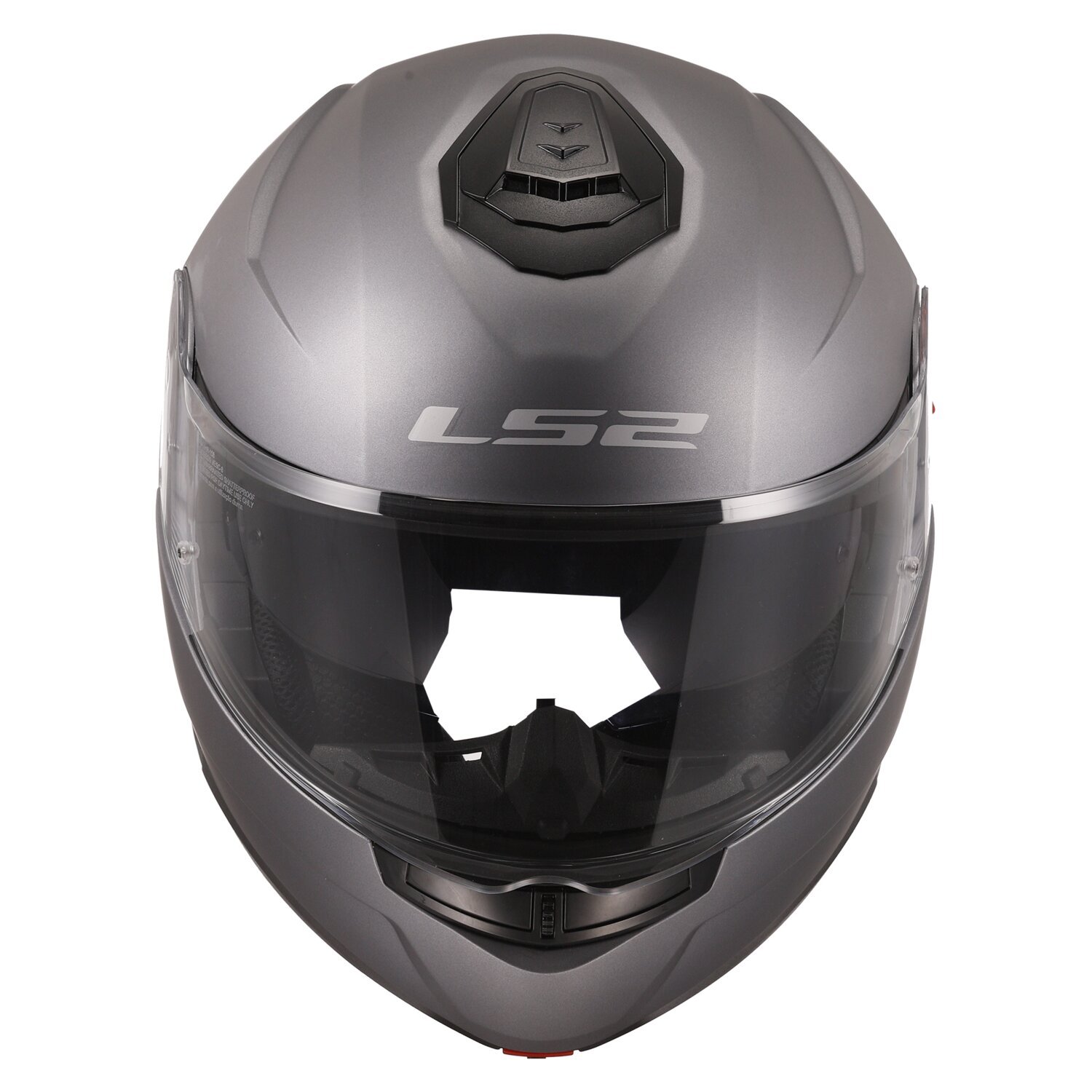 LS2 Strobe II helmet matte titanium, Silver, M