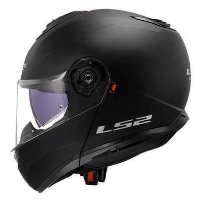 The LS2 Strobe II helmet is a modular helmet with 90º rotating chin bar. Homologation 22.06 P/J. Comfortable, all-day fit thanks to 3D laser-cut comfort padding. Extremely safe with its polycarbonate shell. Perfect for commuters, and touring riders. Anti-scratch visor prepared for the anti-fog system, Pinlock, and drop-down sun visor.