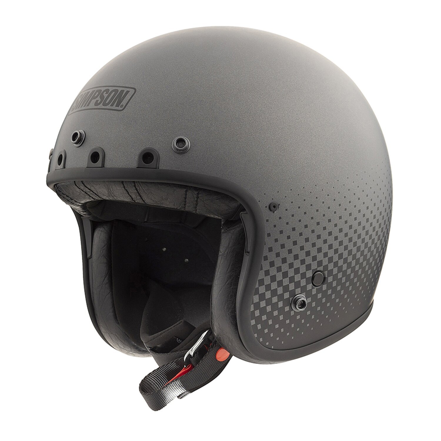 Simpson Chopper helmet raster, Gray, S, Matte