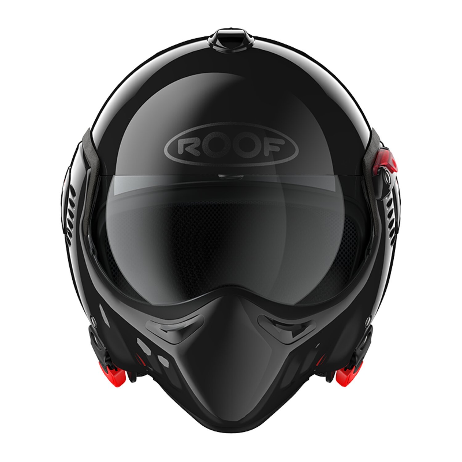 M — Roof Boxer Alpha helmet black, Gloss, M