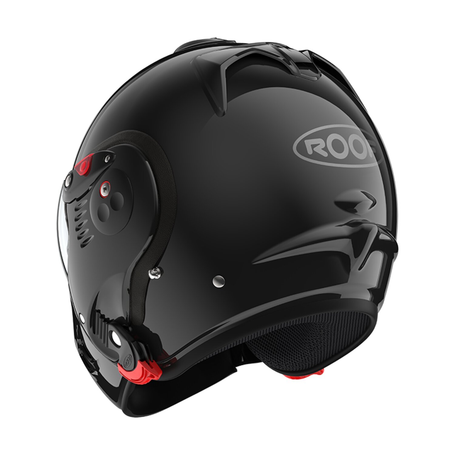 S — Roof Boxer Alpha helmet black, Gloss, S