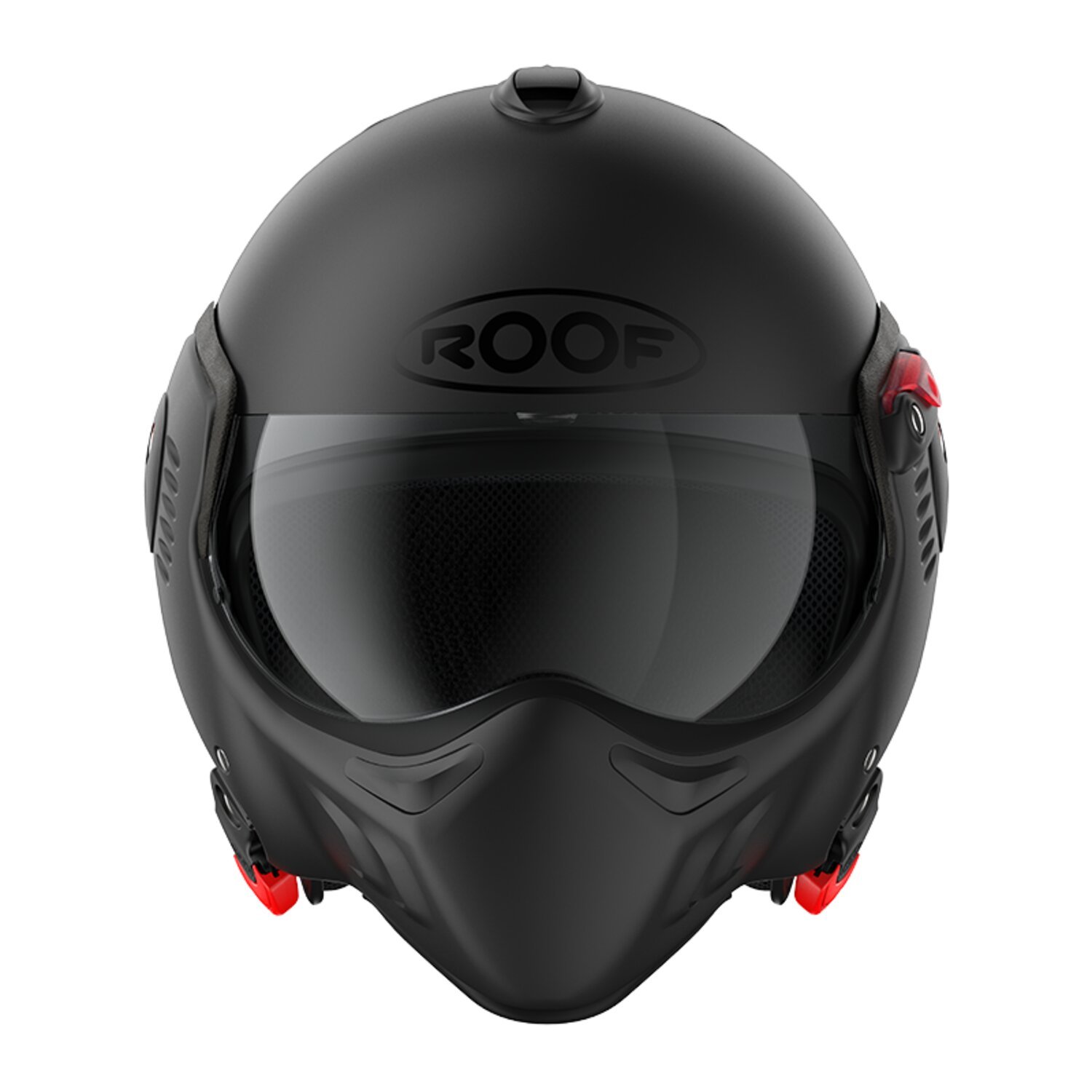 XS — Roof Boxer Alpha helmet matt black, Matte, XS