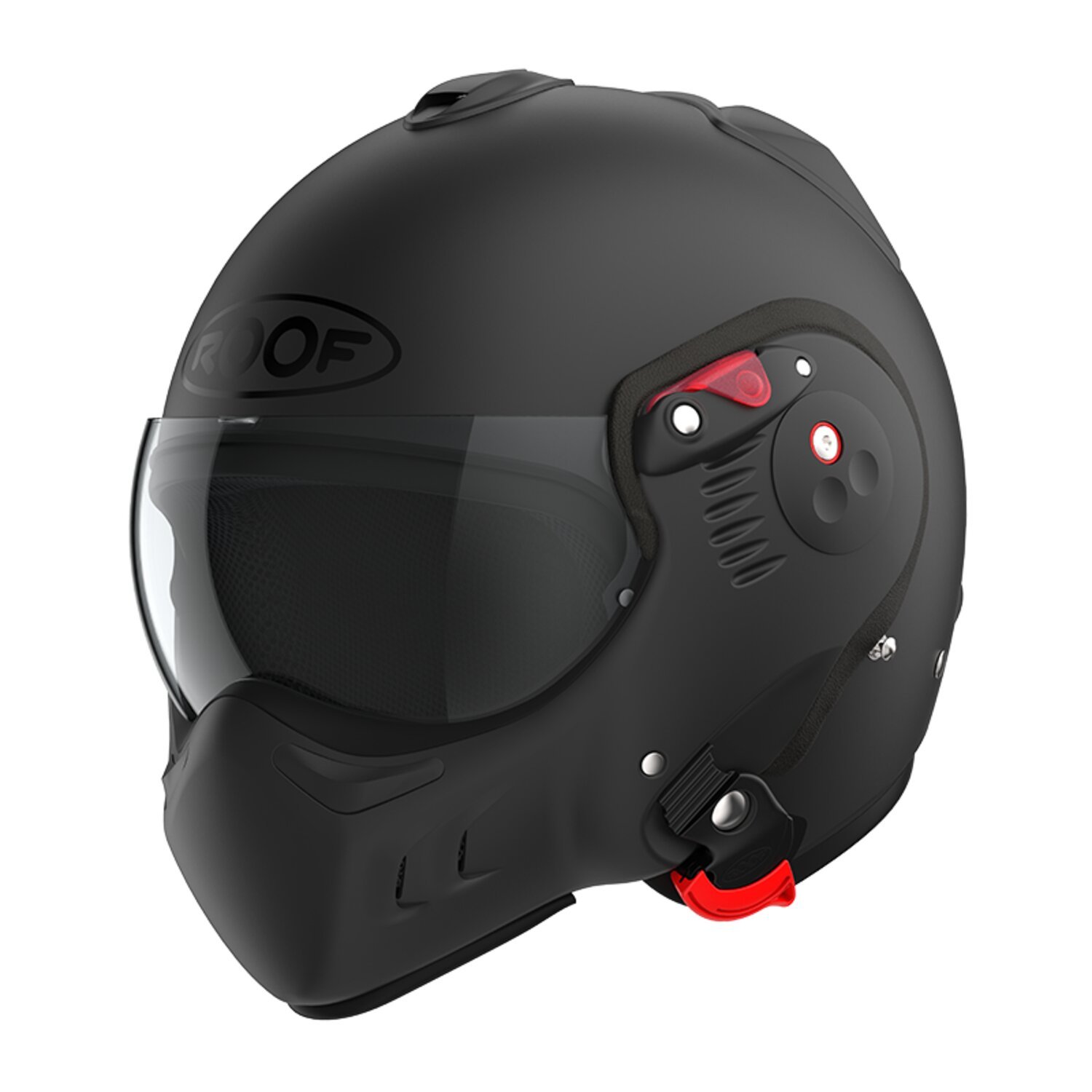 XS — Roof Boxer Alpha helmet matt black, Matte, XS