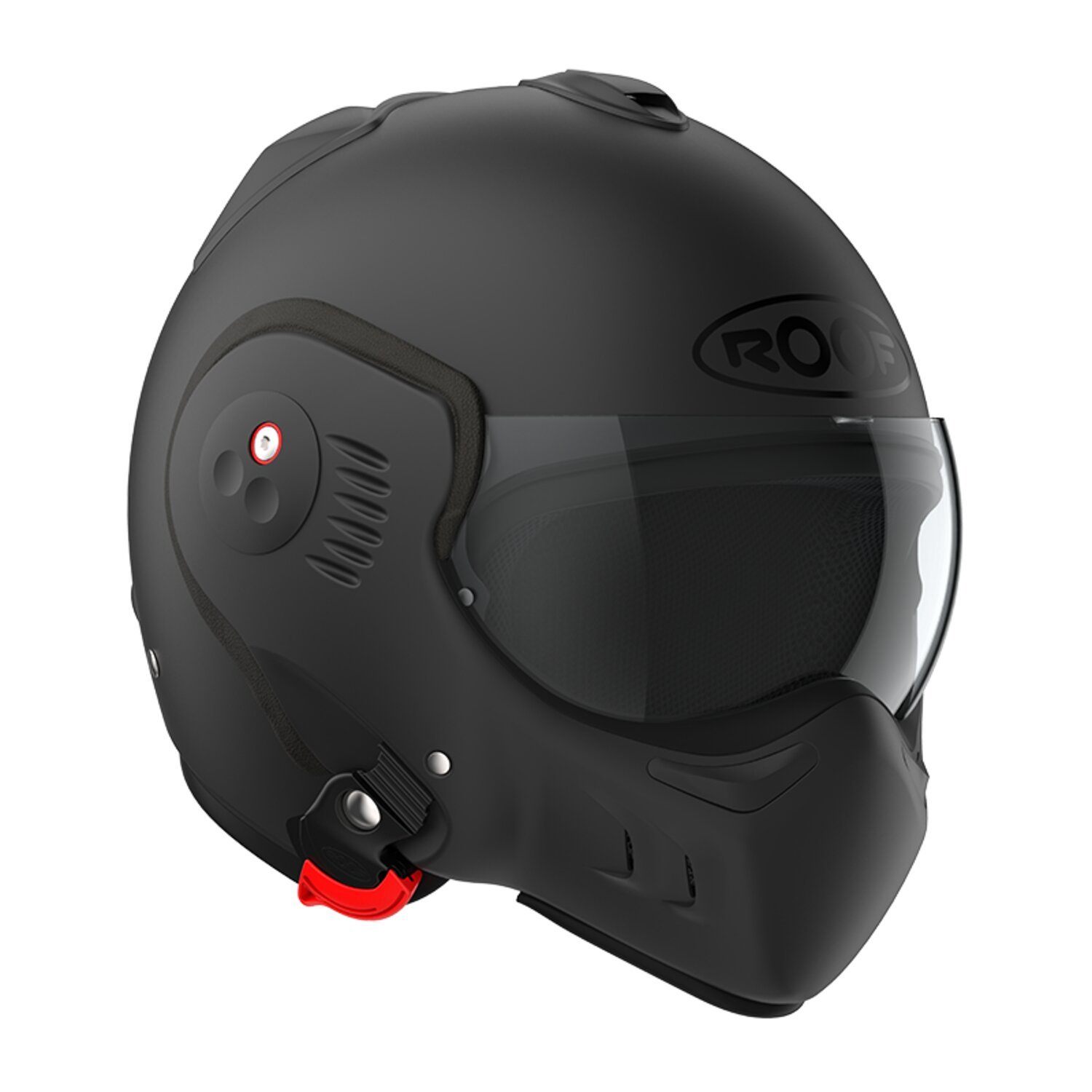 S — Roof Boxer Alpha helmet matt black, Matte, S
