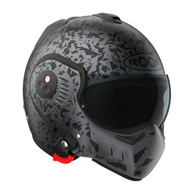 The ROOF Boxer Alpha helmet, the cult helmet with its two red safety locks, is recognizable among thousands of people. Its very compact shape optimizes both comfort and safety. The fiberglass shell of the Boxer helmet makes it particularly resistant to shocks and the test of time. The ROOF Boxer Alpha is equipped with removable foams for simple and precise installation of headphones, the FlexLocker system, an anti-scratch and antifog Crystal visor. The Boxer Alpha visor is compatible with the Boxer V8 and Boxer V8S visor. The Alpha helmet has the ECE 22.06 C/J approvement. Whether you are starting out on a motorcycle, enjoying it on a daily basis or buying the helmet that you first fell in love with on two wheels, the Boxer Alpha is made for you.
