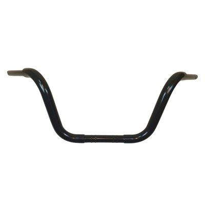 Ultra Ape bars come in an extra thick 38mm (1-1/2") diameter, have a 32mm (1-1/4") diameter riser clamp area and a 1" (25.4mm) grip area. With a powder coated satin gloss black finish. Nothing better than an apehanger to feel true freedom. From style to quality, these EU made Westland bars tick all the boxes! 
Note: Cables / wiring / brake lines may require extending. 
- 1-1/2" (38mm) diameter handlebar 
- 1-1/4" (32mm) diameter riser clamp area 
- 1" (25.4mm) diameter grip area 
- Slotted/pre-drilled for internal wiring 
- Notched for H-D e-throttle (TBW / Throttle By Wire) 
- Made of 38x3mm, 32x3mm and 25.4x2mm EN 10305-3 CR1 E195 S5 certified cold rolled steel tubing 
- Precision TIG welded 
- Dimensions 30cm (12") high handlebar in mm: A= 900, B= 300, C= 260, D= 250, E= 155, F= 350, G= 200 