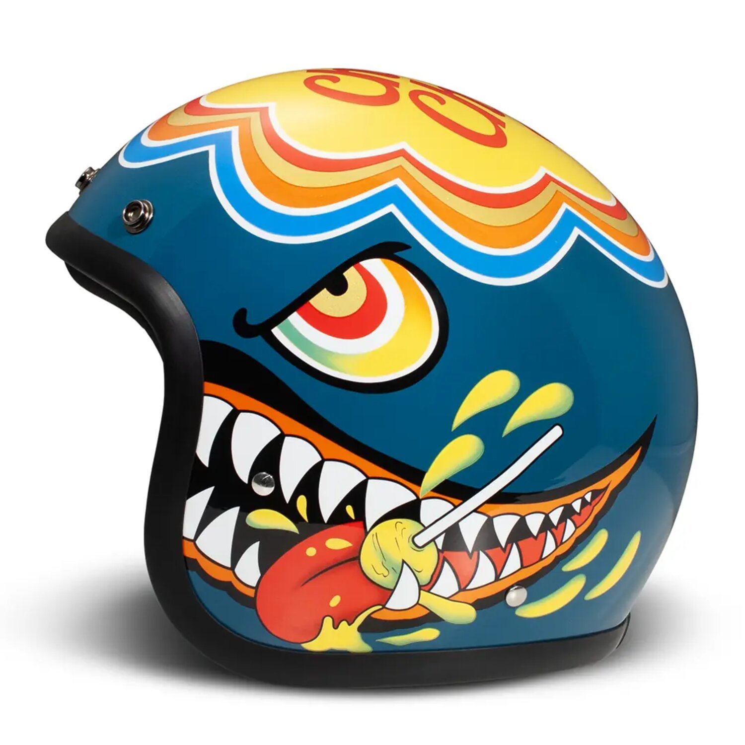 DMD Retro helmet Lollipop, Black, XL, Graphic