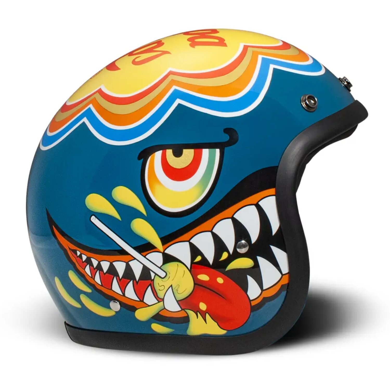 DMD Retro helmet Lollipop, Black, XL, Graphic