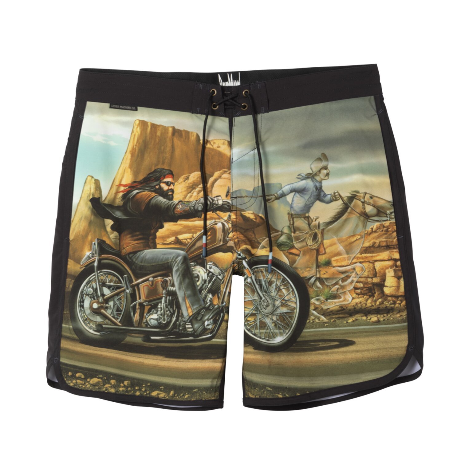 Loser Machine Ghost Rider boardshort, Multi-color, 38