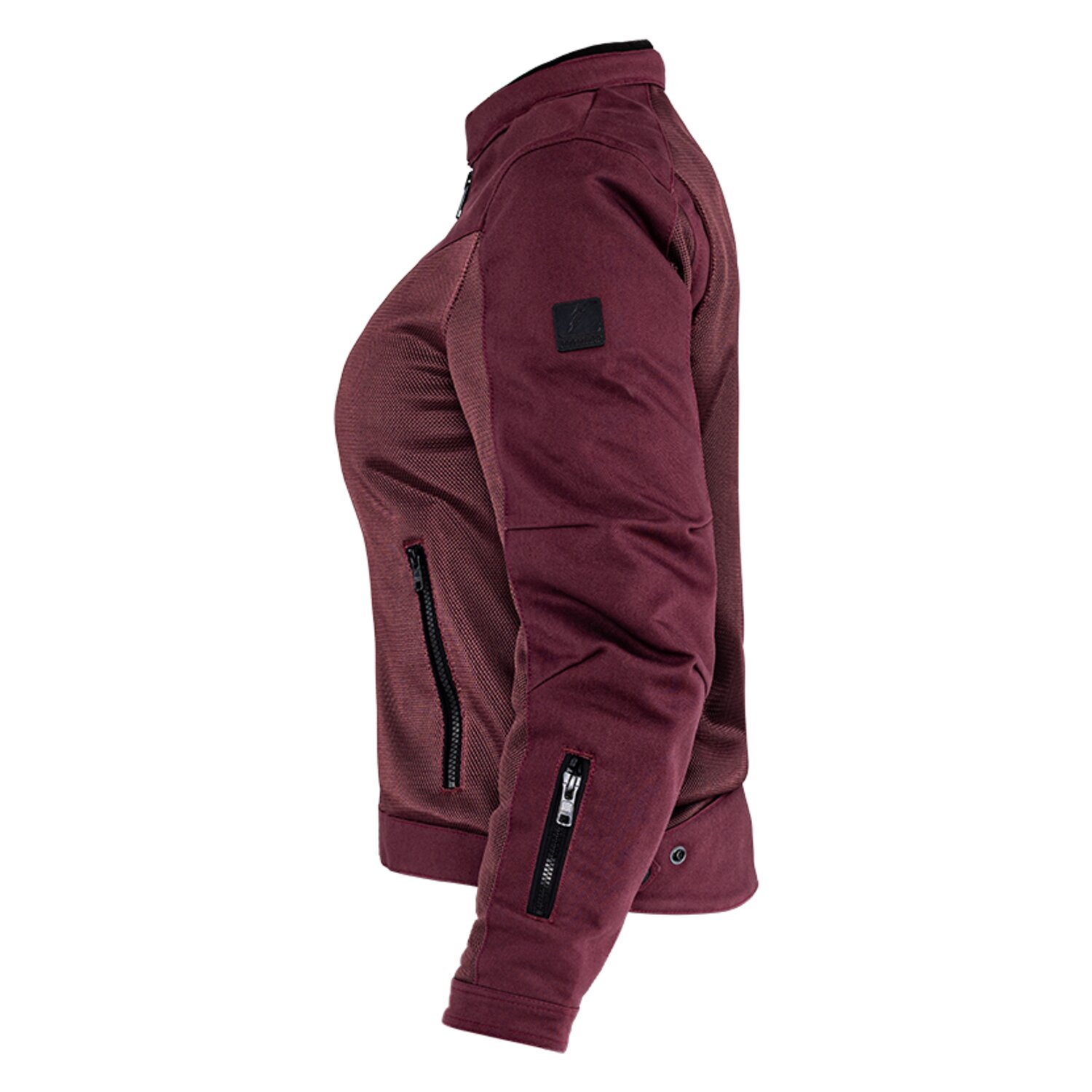 John Doe Aero mesh female jacket bordeaux, Red, XS