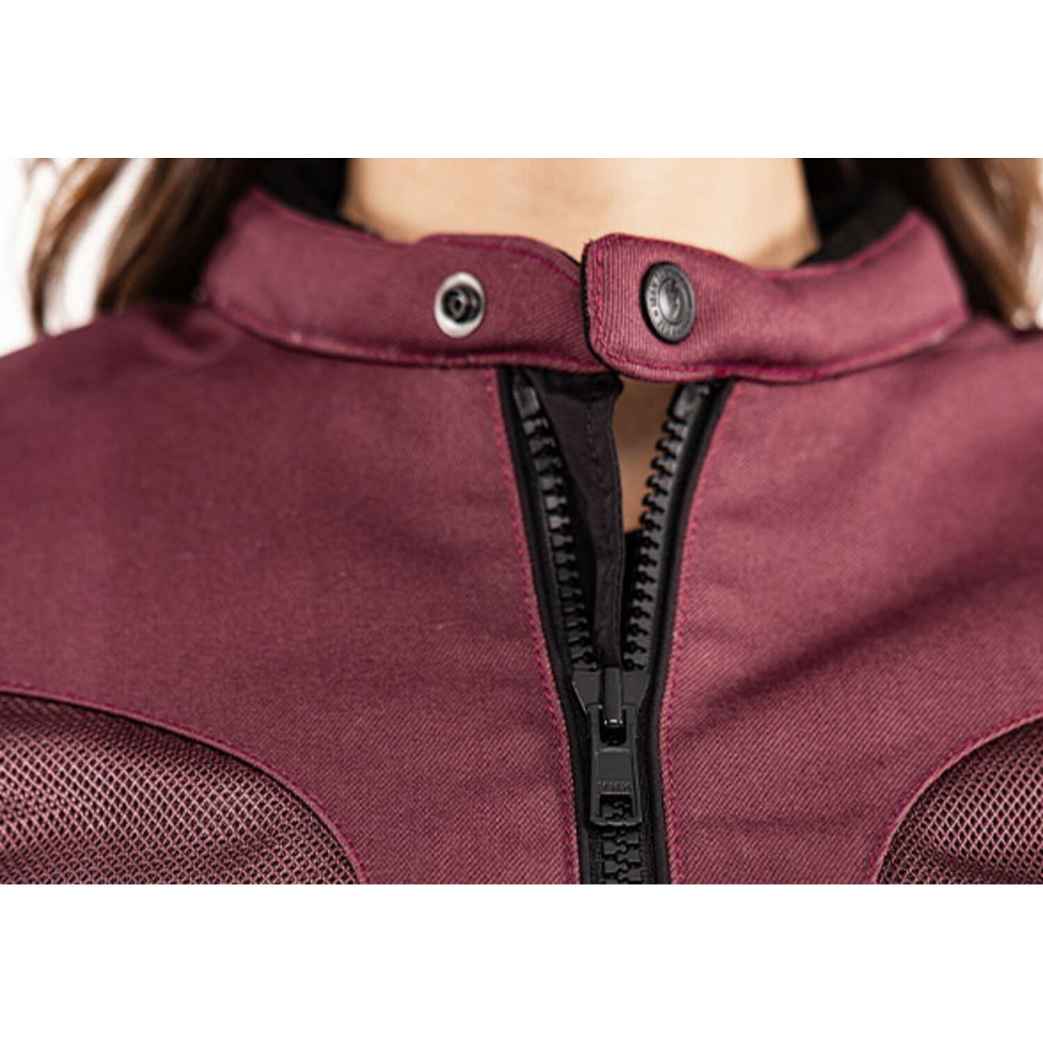 John Doe Aero mesh female jacket bordeaux, Red, XS