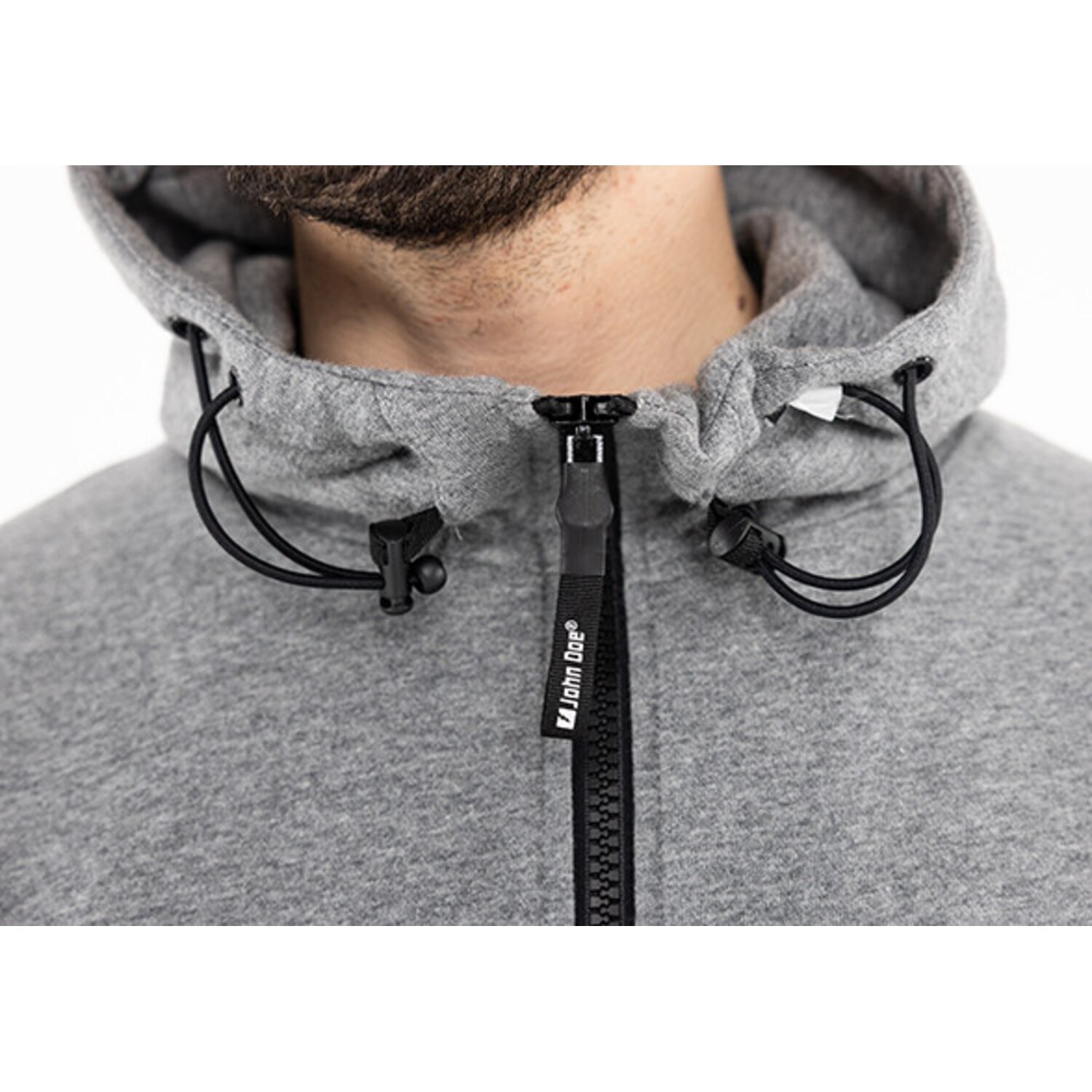 XL — John Doe XTM hoodie V3 gray melange, XL