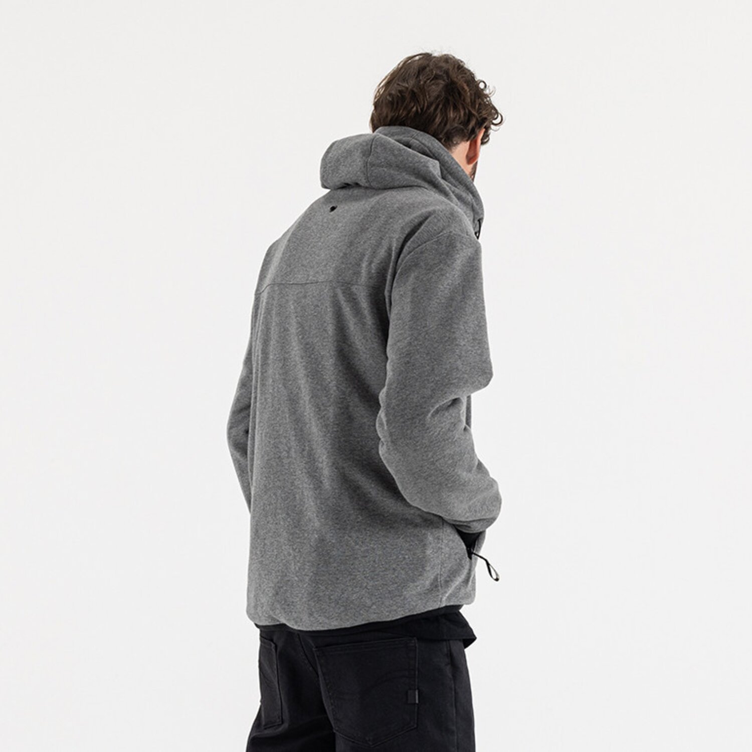 5XL — John Doe XTM hoodie V3 gray melange, 5XL
