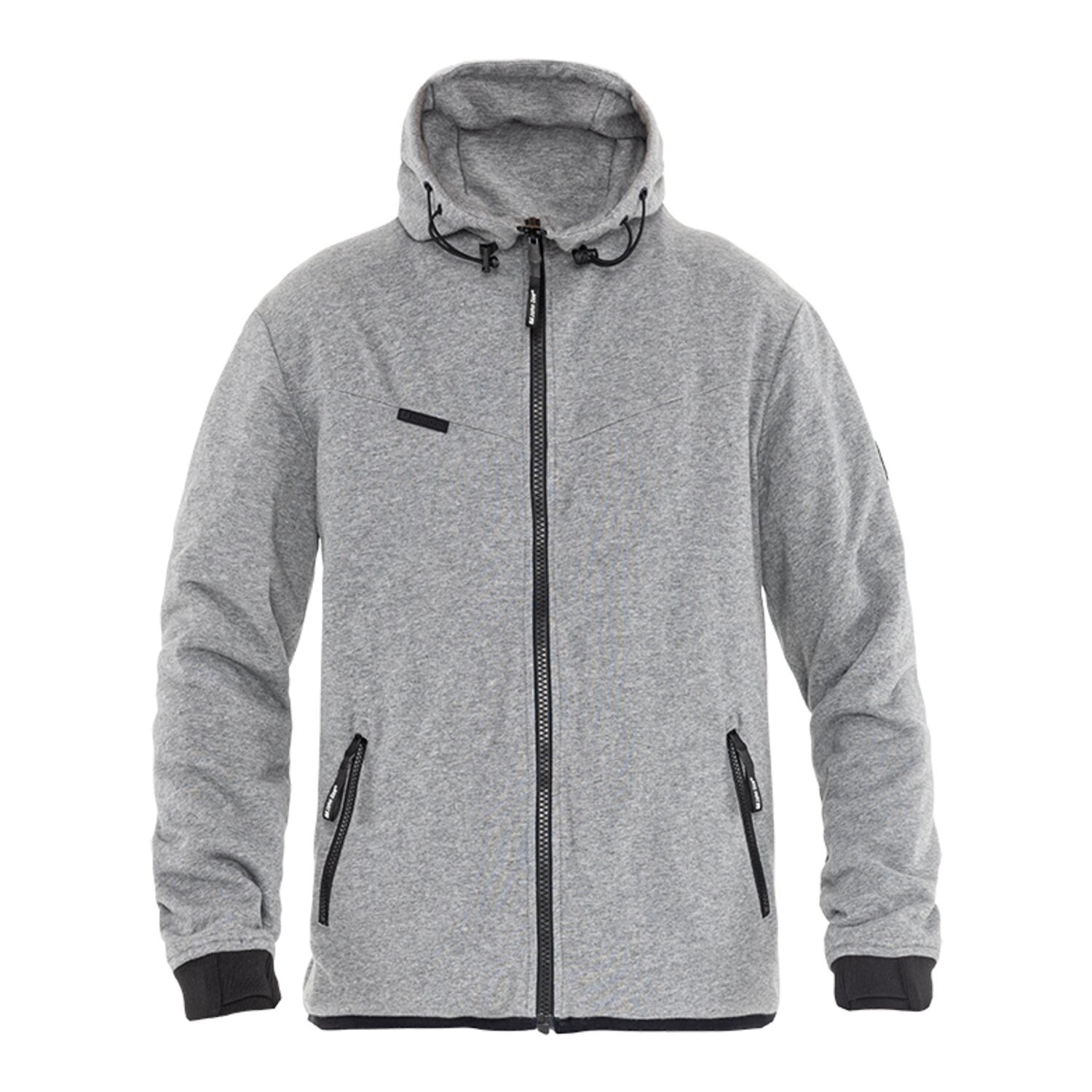 3XL — John Doe XTM hoodie V3 gray melange, 3XL