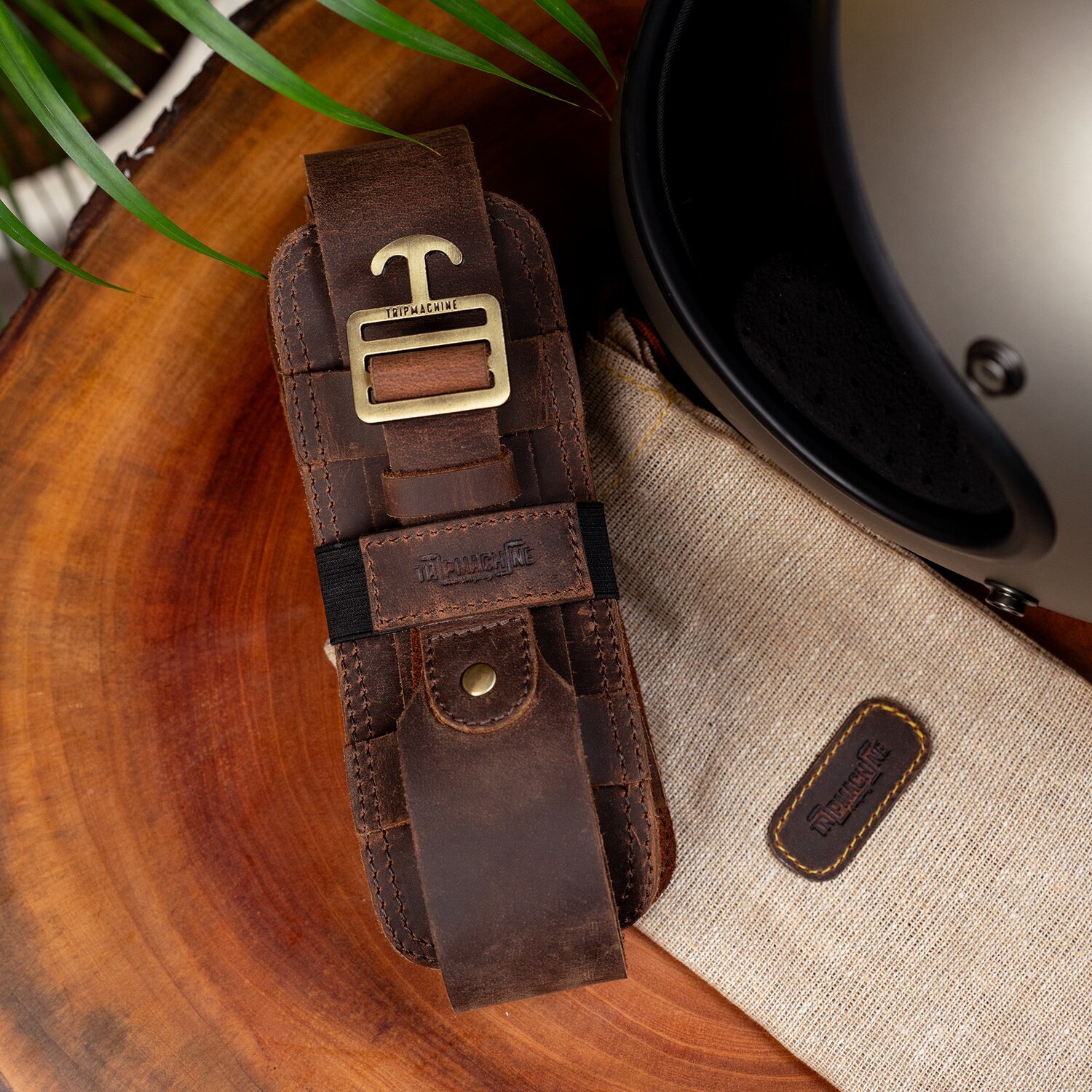 Trip Machine Helmet Harness mocha, Brown