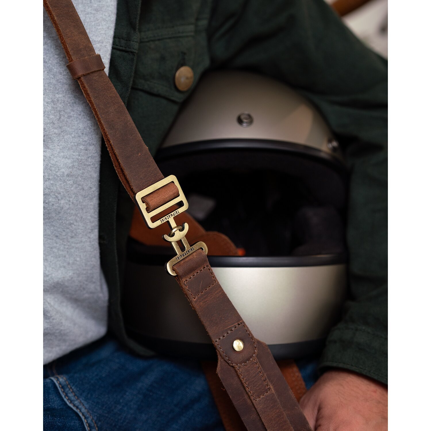 Trip Machine Helmet Harness mocha, Brown