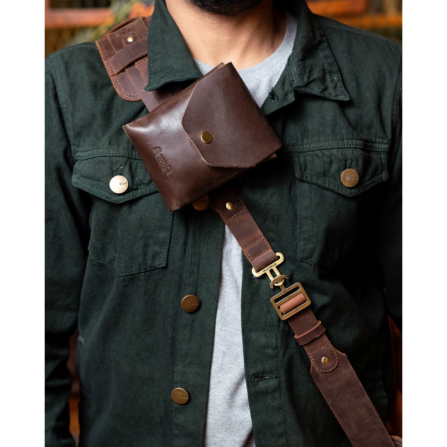 Trip Machine Helmet Harness mocha, Brown