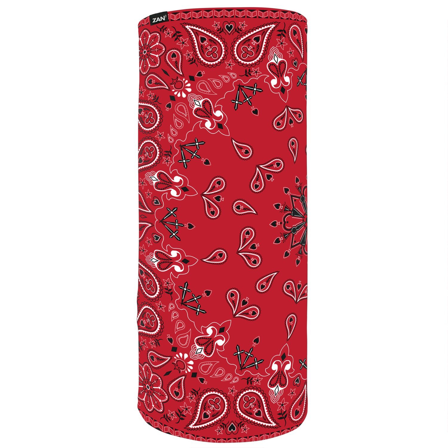 ZANheadgear Motley Tube® Sportflex® UPF50+ Series Red Paisle