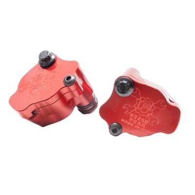 Machined from red anodized billet 6061 aluminum with square surfaces, excellent umbrella valve sealing, longer main breather exit nipples with dual O-rings to promote better breather system sealing. Properly sized breather inlets and location for optimum engine breathing. Unique design maximizes breather volume and allows for easy serviceability. Breather bodies have multiple drain ports located on the inside floor, ports are chamfered on ID to allow easy drainage yet squared off on exits to deter filling from splash oil. Kits include: billet breather housings, billet covers, breather filter elements, umbrella valves and quality hardware. 
Feuling cylinder head breathers work, seal and you will find they hold an engine vacuum. Testing shown on a healthy engine will see 3-4 oz of oil in the sump and once the dipstick is removed another 3-4 oz will drain. 
Note: Factory plastic OEM breathers can be problematic, material easily distorts, especially after seeing excessive heat then the internal umbrella valve struggles to seal, causing oil carry over. Another issue found with the OEM breathers is cracked and or broken exit nipples which can be caused by heat distortion and or improper fit and poor installation. This can cause the oil filled air to bypass the stock breather entirely. 
Note: Feuling breathers work, seal and you will find they hold an engine vacuum. Testing shown on a healthy engine will see 3-4 oz of oil in the sump and once the dipstick is removed another 3-4 oz will drain. Note that this test procedure can only be performed with a sealed engine meaning no external venting via dipstick or trans top cover. Breathers can be used with external venting via dipstick, trans cover and air cleaner. 
Note: See 707761 for Feuling rocker cover rebuild kit that fits OEM and Feuling billet aftermarket breathers. 

