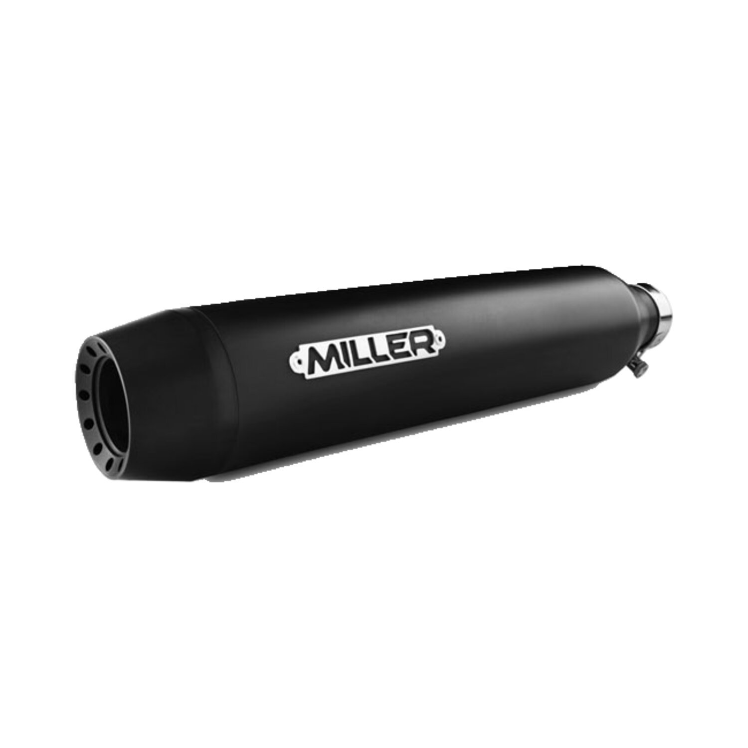 Miller, Yukon Slip-On Muffler. Euro 5+. Black