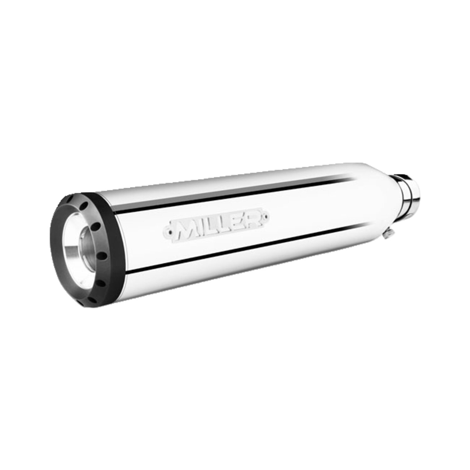 Miller, Yukon Slip-On Muffler. Euro 5+. Black