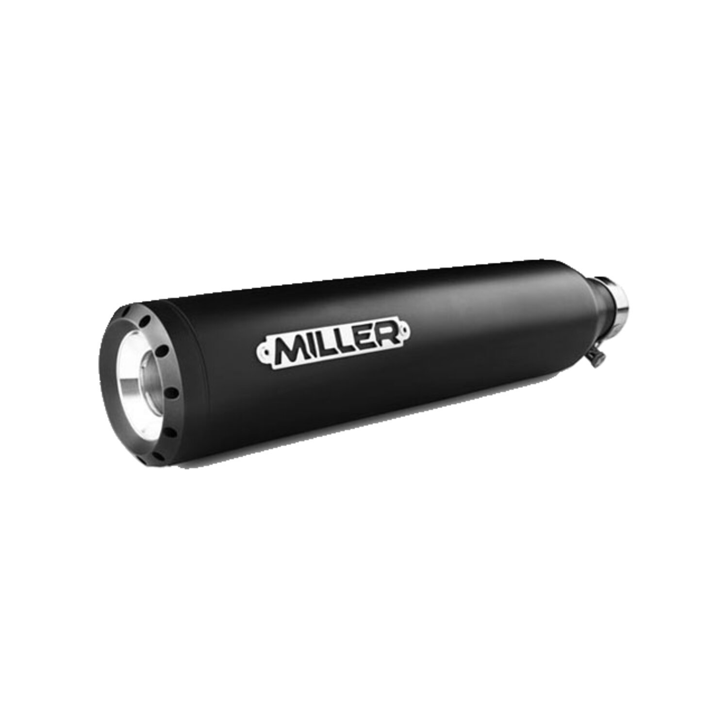 Miller, Yukon Slip-On Muffler. Euro 5+. Black