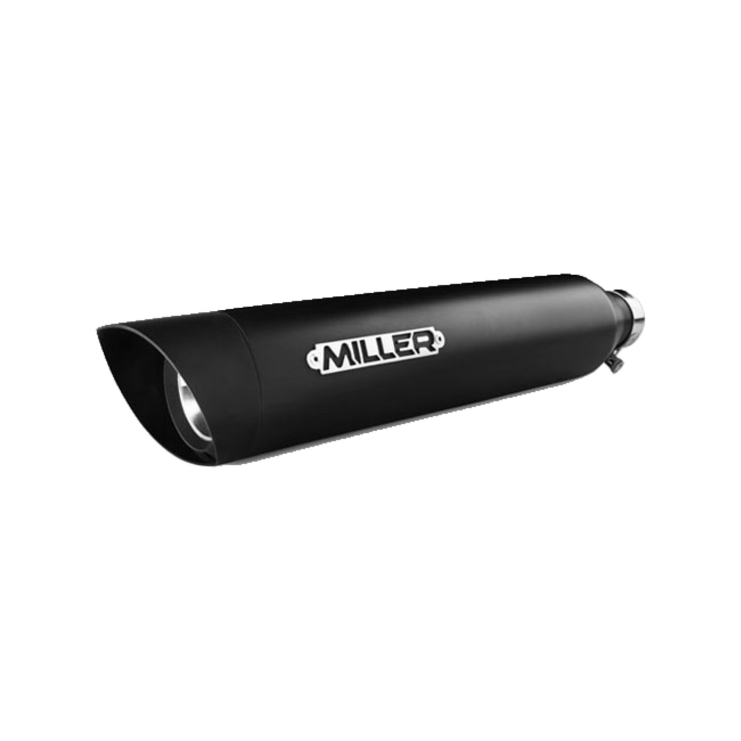 Miller, Yukon Slip-On Muffler. Euro 5+. Black