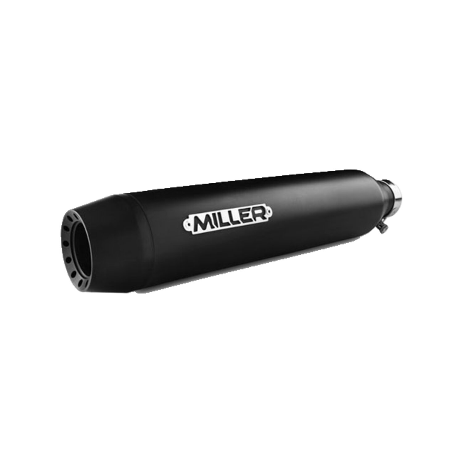 Miller, Yukon Slip-On Muffler. Euro 5+. Black