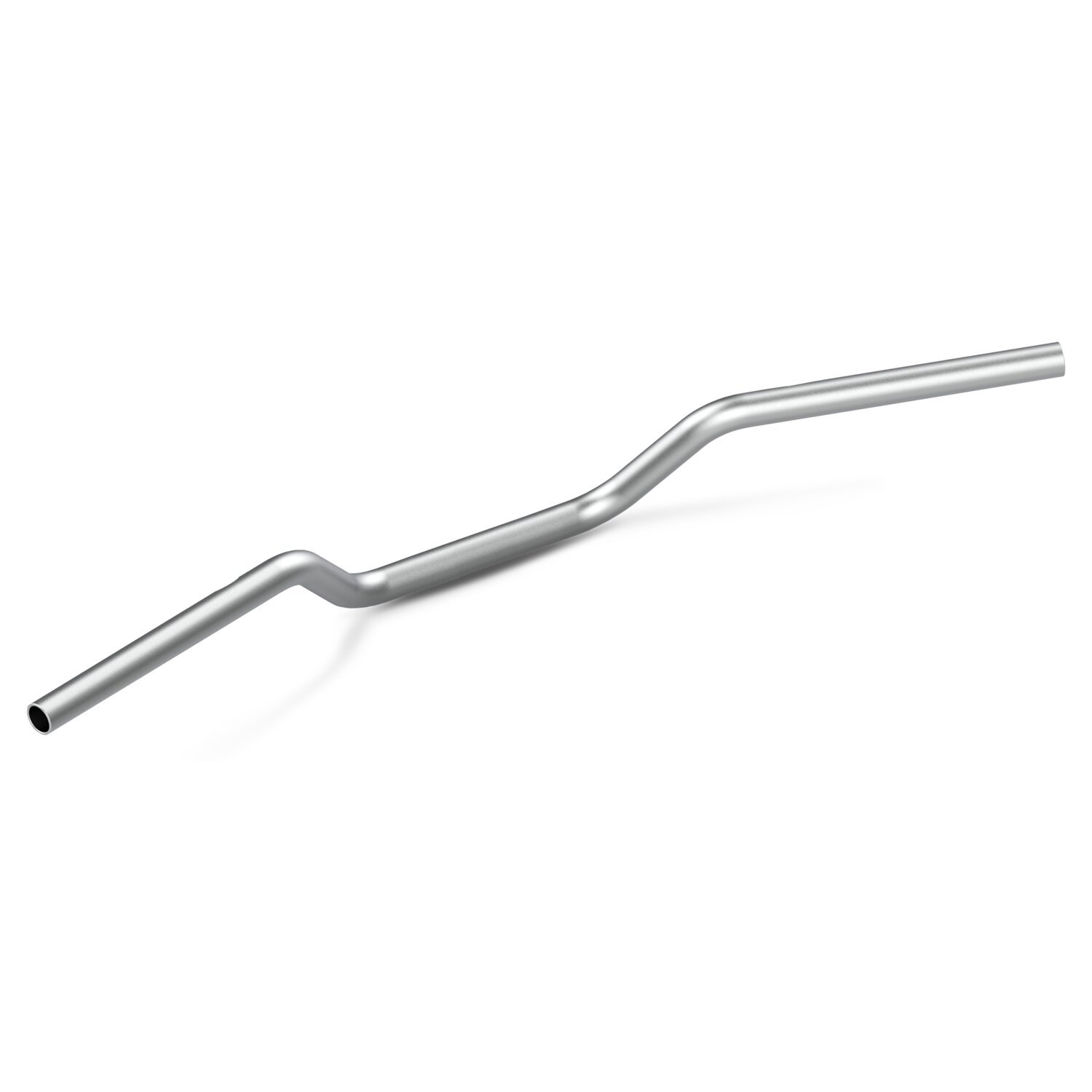 Zard, Sport 4" Medium handlebar. Satin clear stainless, Silver