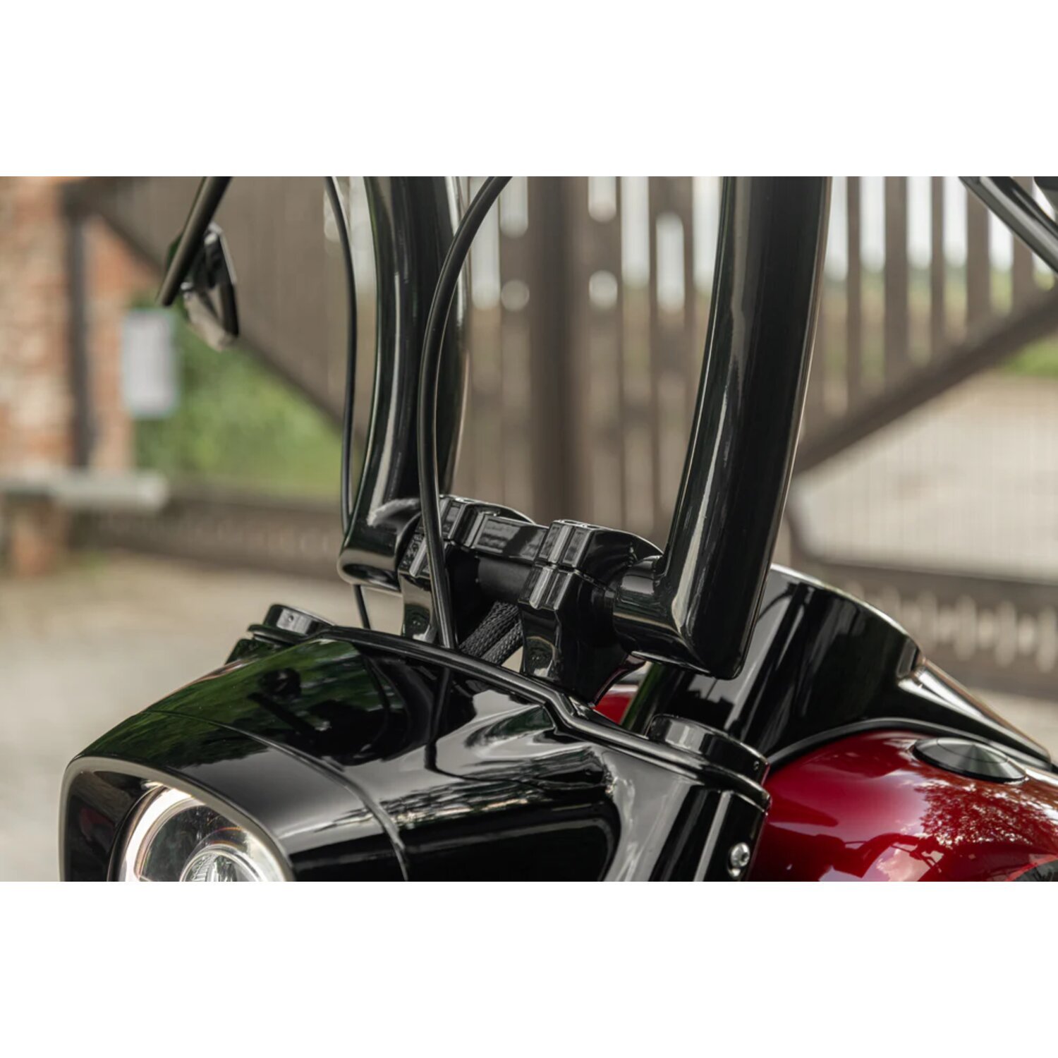 Killer Custom, 1" 'Task Force' risers. 2" rise, Black, Satin