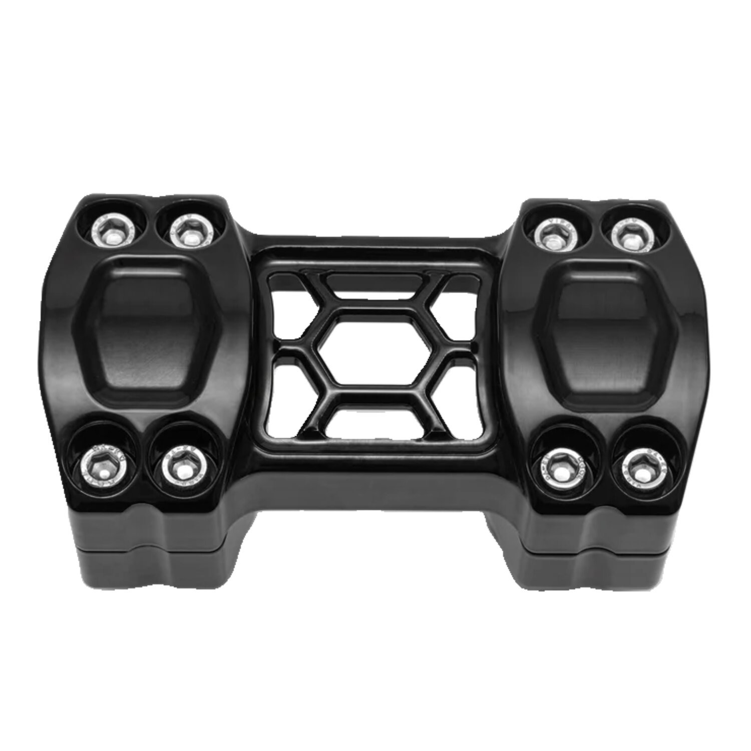 Killer Custom, 1-1/4" 'Task Force' risers. 2" rise, Black, Satin