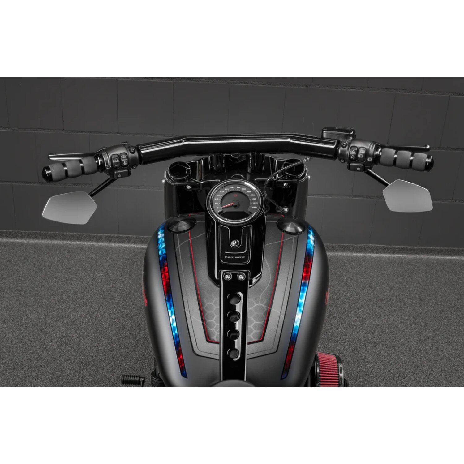 Killer Custom, "Drag-T" Mega Handlebars, Black, gloss