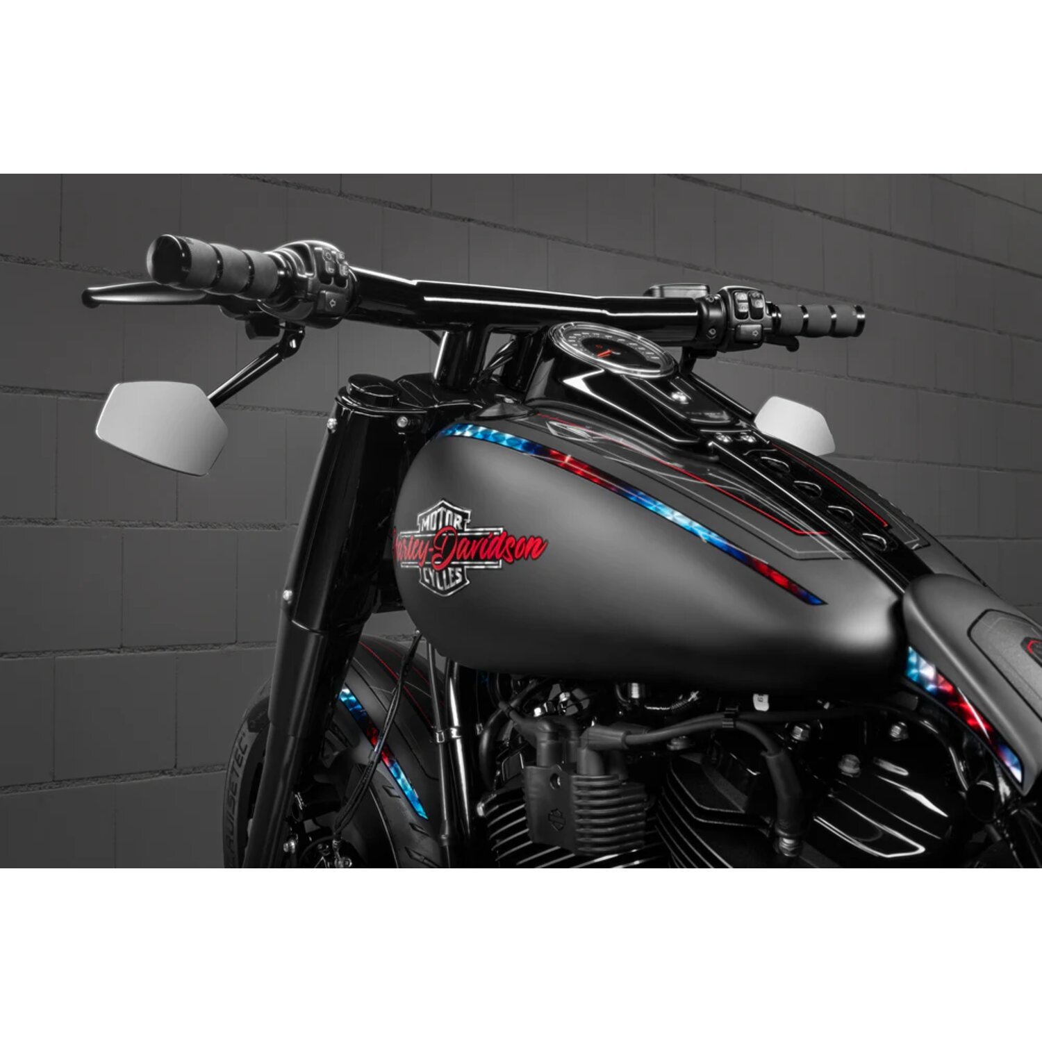 Killer Custom, "Drag-T" Mega Handlebars, Black, gloss