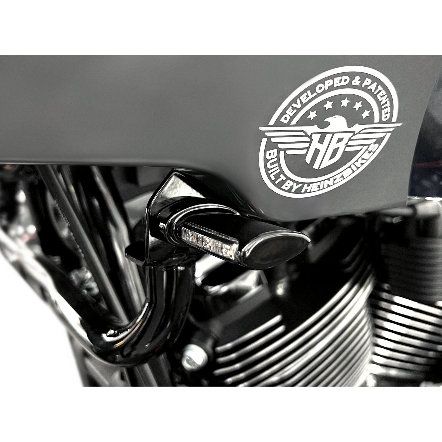 HeinzBikes, ST Classic turn signals. Position lights