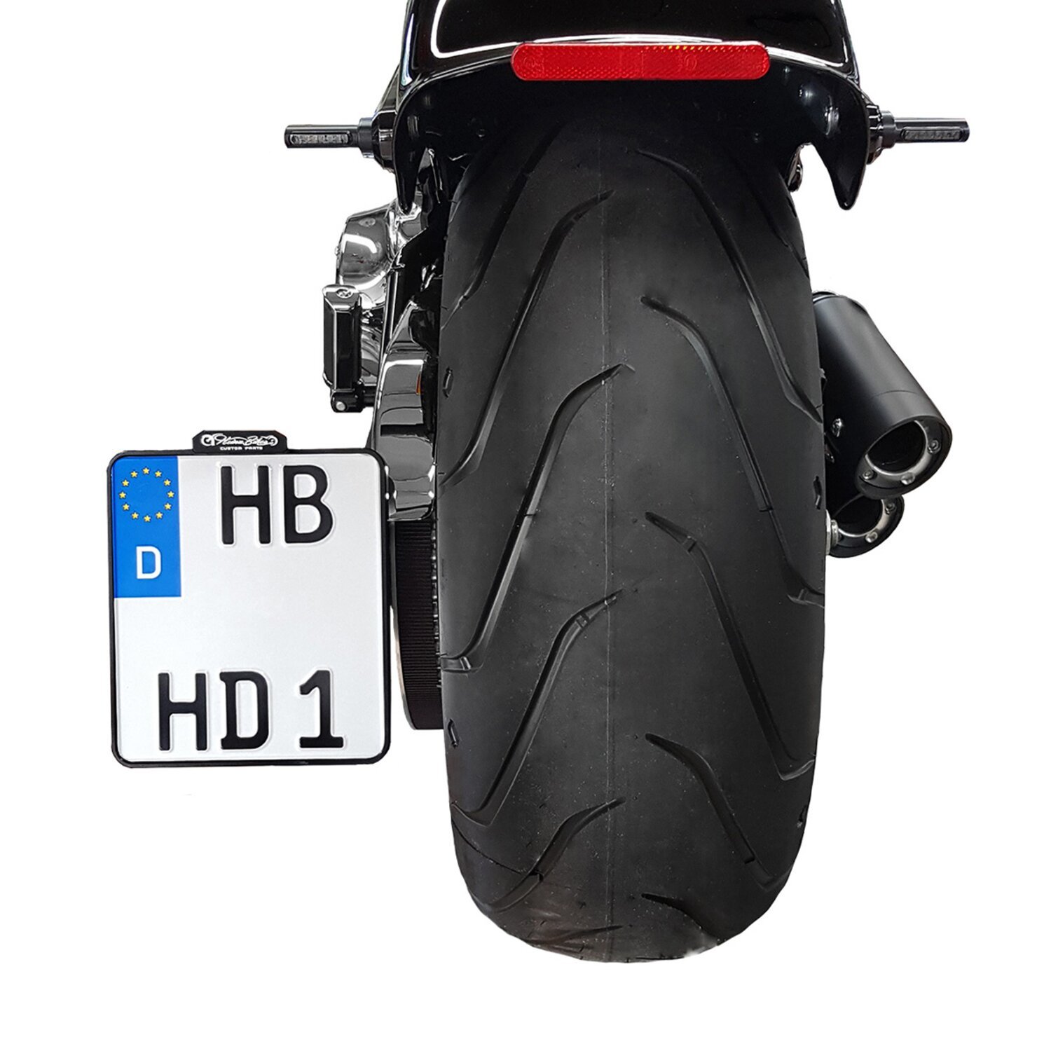 HeinzBikes, side mount license plate bracket