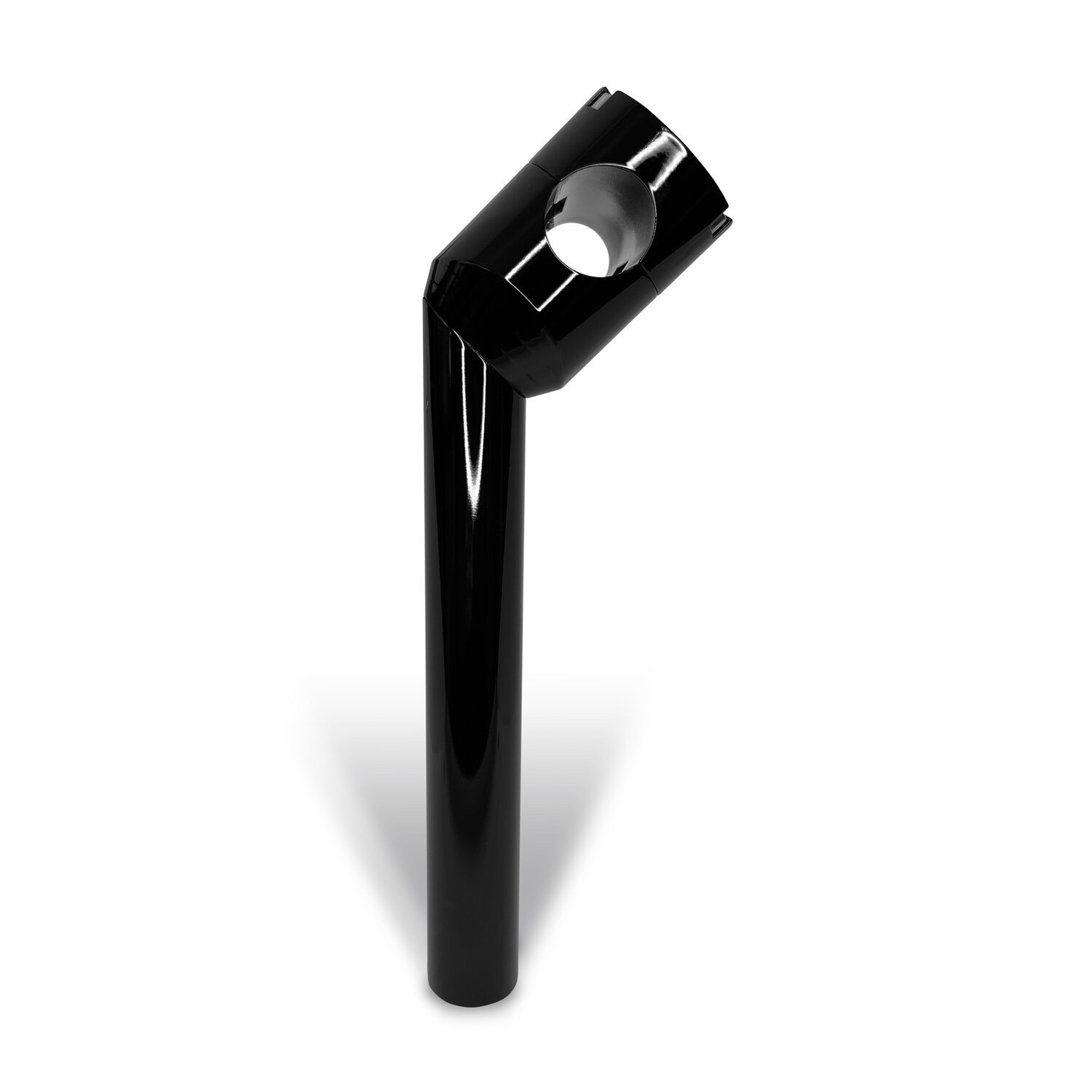HeinzBikes, Clubstyle pullback risers 6, Black, Anodized