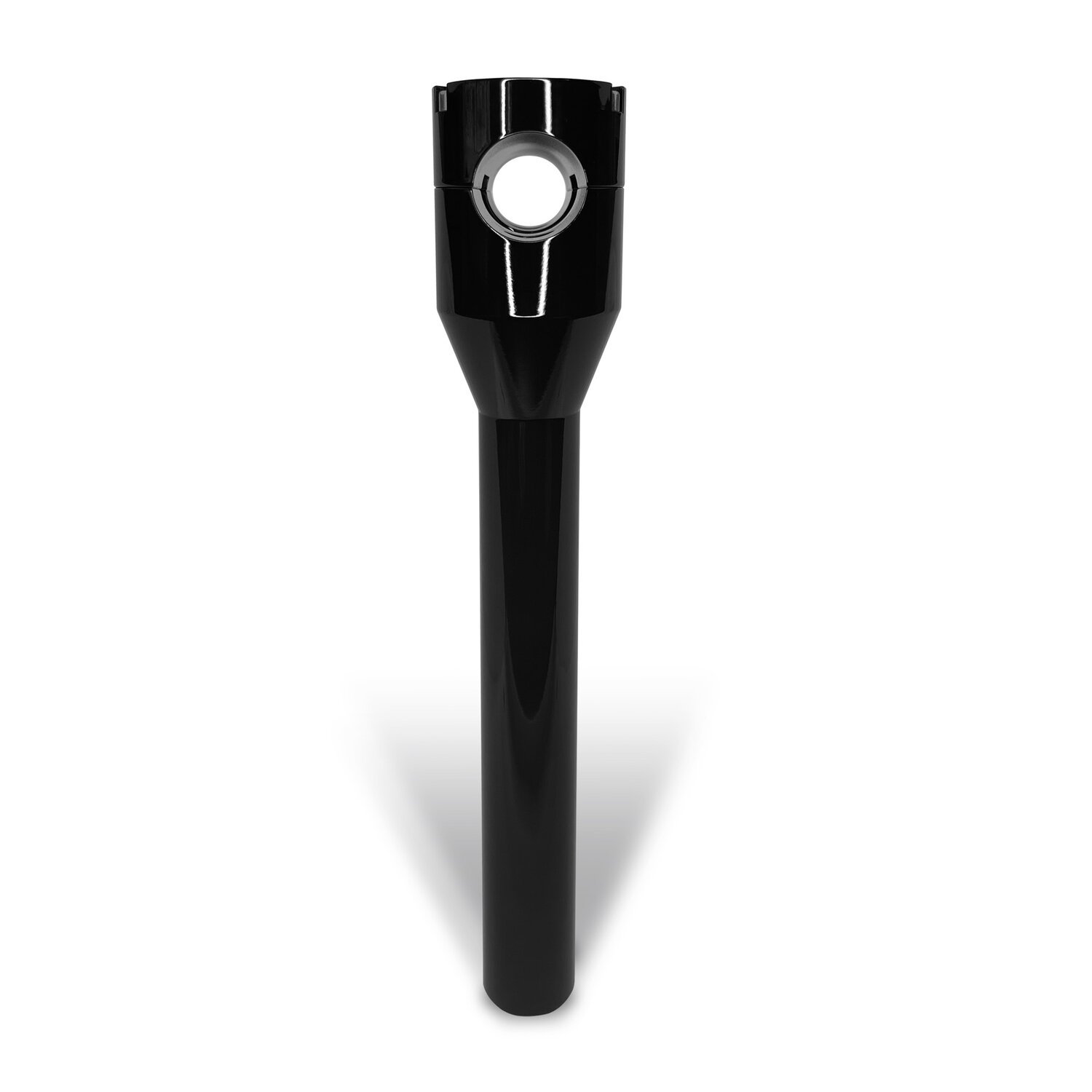 HeinzBikes, Clubstyle straight risers 12, Black, Anodized