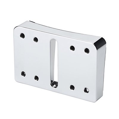 High quality CNC machined anodized aluminum license plate holder adapters, used for a clean & professional install of your HeinzBikes license plate holder to your bike. 
Replaces the stock center taillight, closes the cutout in the rear fender, allowing installation of a HeinzBikes license plate holder at the correct angle. A protective EPDM (synthetic rubber) coating keeps the fender scratch-free. 