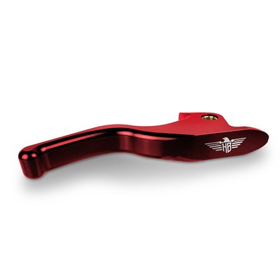 Precision CNC machined from a solid 6061 billet aluminum block. This performance 3-finger brake & clutch lever assembly will give upgraded clutch and brake lever control and feel through improved ergonomics, complete with that high-end look. The precision bearing and fit assure less play than stock levers. With laser engraved HeinzBikes logo. 