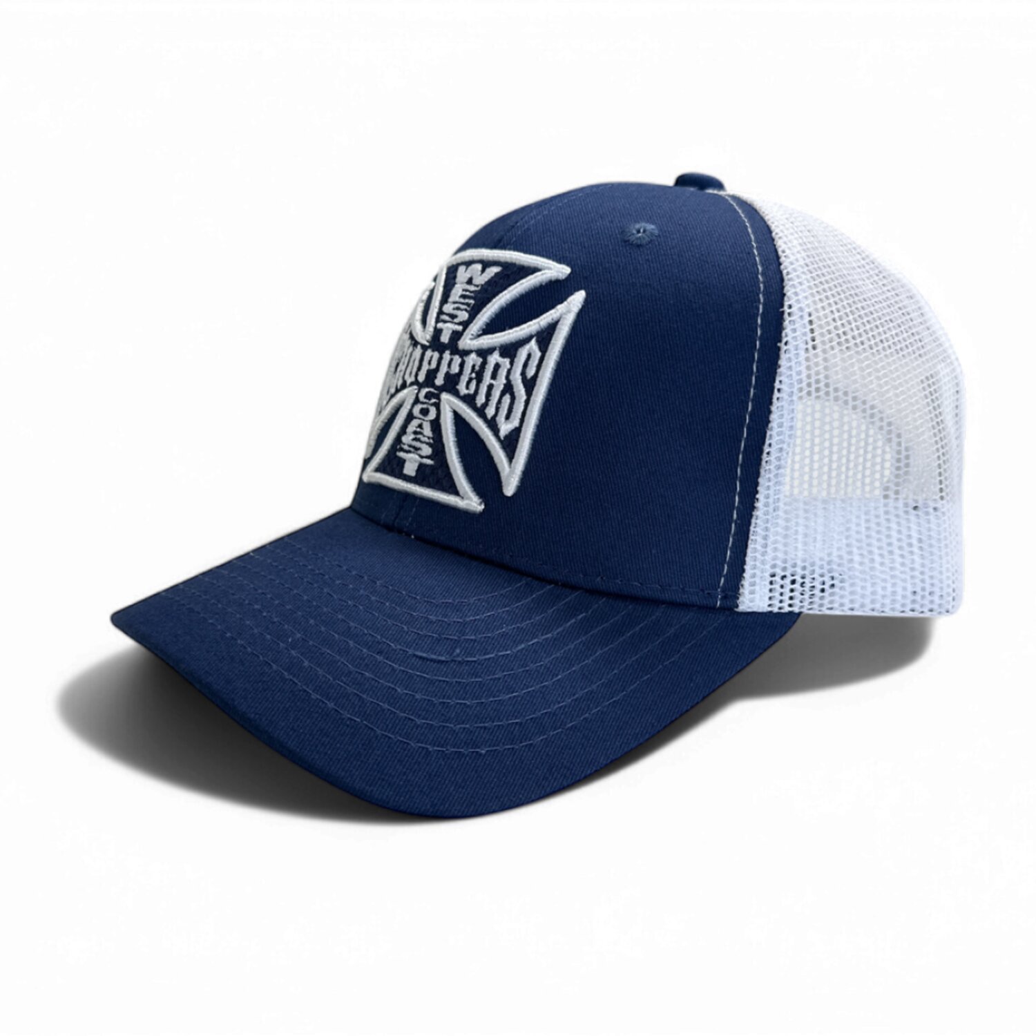 Navy, White