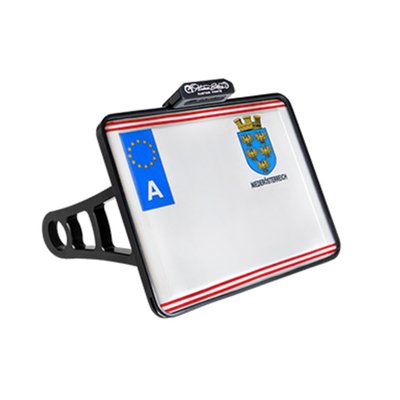 For Austria 210 x 170mm.
CNC precision machined aluminum construction. With EC approved LED license plate illumination. The HeinzBikes SLIPP-INN 'Screwless' license plate mounting technology allows you to just simply slide the license plate into the holder, without requiring bolts or glue to keep it in place. Sold as kit, complete with all required installation hardware to get the install-job done.
Note: With approval. Check your local MCS dealer or the MCS sales department for exact type of approval and validity on bike model and years on the test report.
- Integrated LED license plate light in a slim aluminum housing
- Slip-Inn license plate mount
- Strong mount arm with ANTI-TWIST locking mechanism
- Guaranteed anti-twist protection on the swingarm
- Invisible cable routing on the inside
- Mounts with 3 different width options
- Complete with installation hardware
- CNC machined aluminum