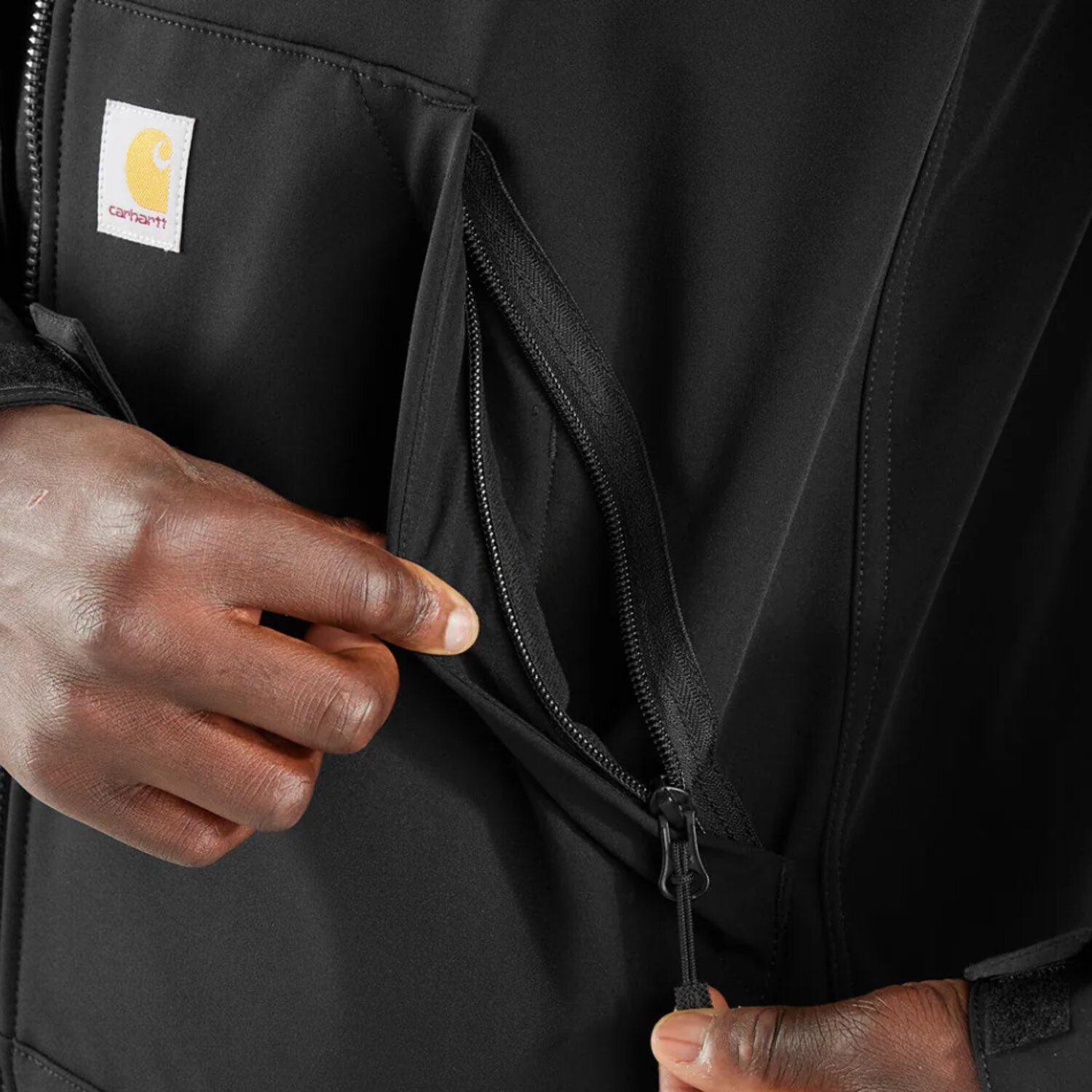 Carhartt Relaxed Fit Softshell jacket, Black, L