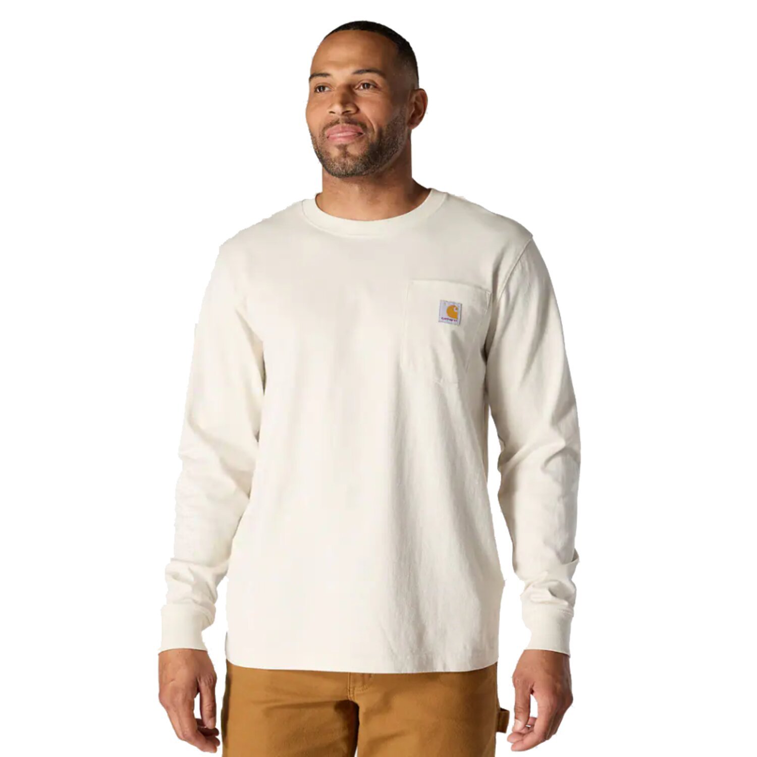 Carhartt Mountain long sleeve malt, White, M