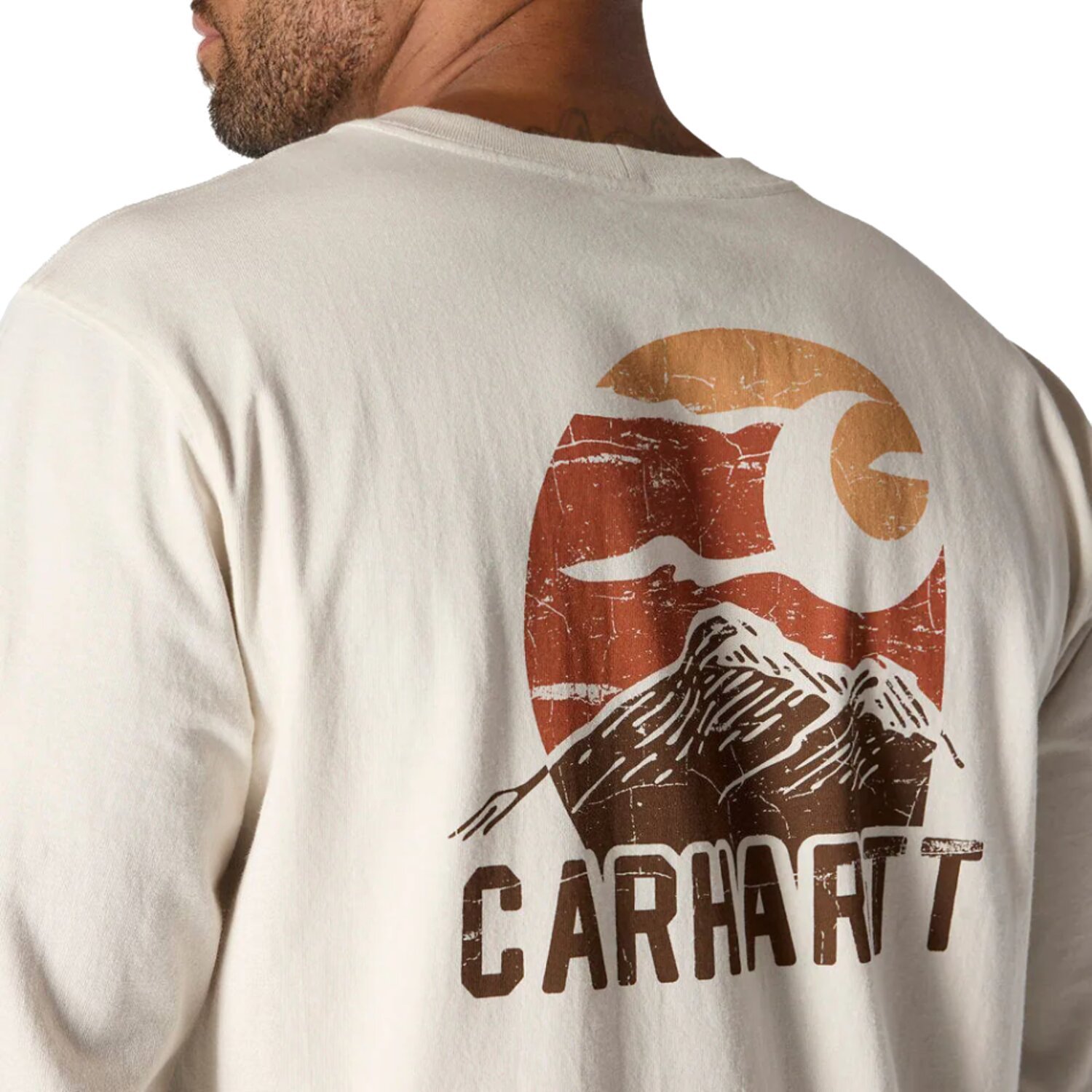 Carhartt Mountain long sleeve malt, White, M