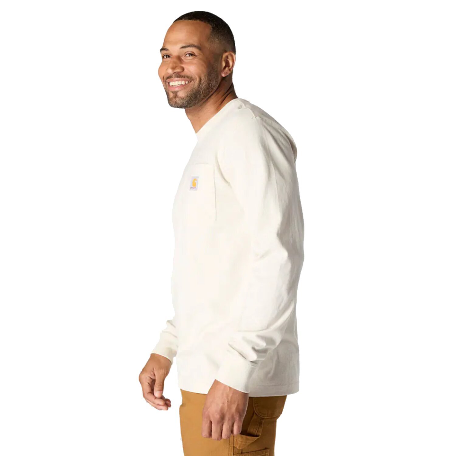 Carhartt Mountain long sleeve malt, White, M