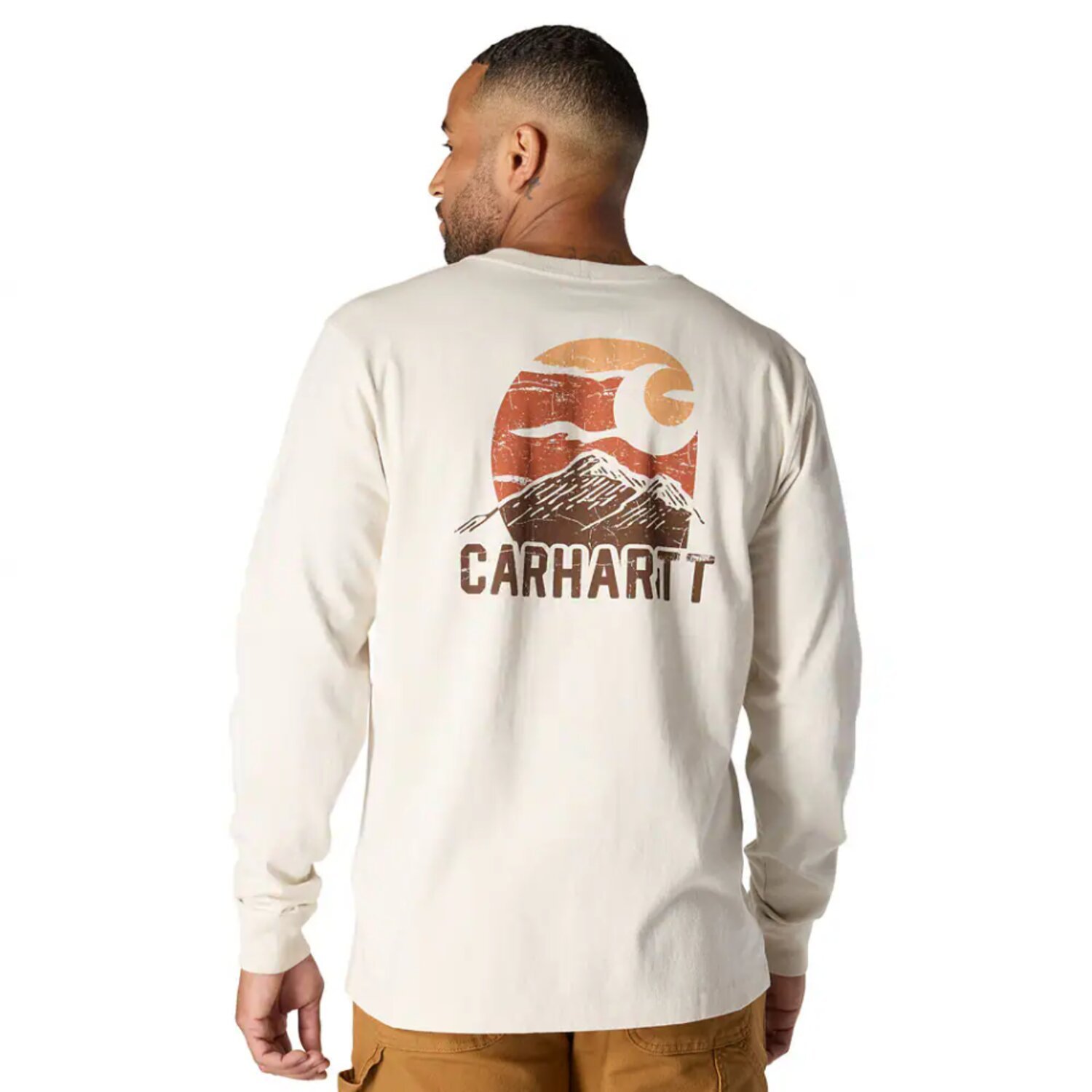 Carhartt Mountain long sleeve malt, White, M