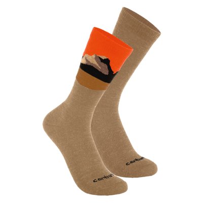 Enhanced Heel Pocket For Secure Fit · 59% Acrylic/ 26% Merino Wool/ 13% Nylon/ 2% Elastane · Knit · Mid-High Sock · Heel, Arch And Toe Cushioning · Moisture-Wicking, Odor Resistant And Temperature Regulating Wool Blend