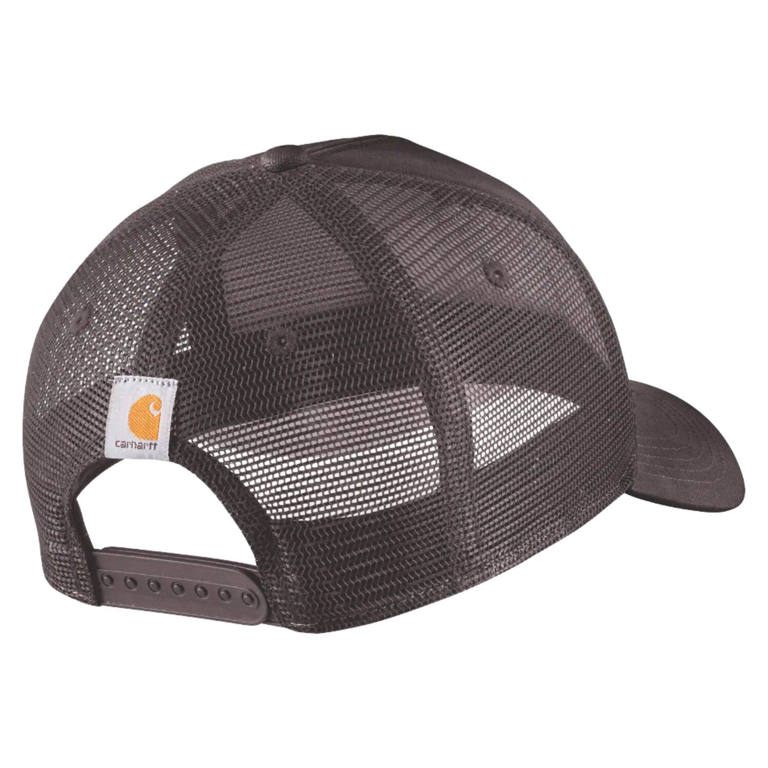Carhartt Twill Mesh-Back Script cap dark sepia, Brown